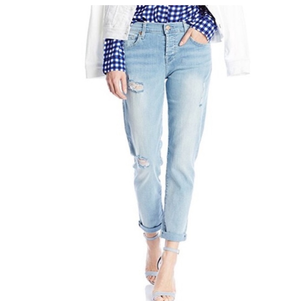 7 for all Mankind Button Josefina Jeans Skinny Boy size 28 women’s